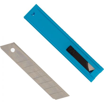 Лезвие TOPFORT Extra 18 мм сегментированное сталь SK2 10 шт/уп Лезвие TOPFORT Extra 18 мм сегментированное сталь SK2 10 шт/уп