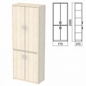 Шкаф закрытый "Арго", 770х370х2000 мм, ясень шимо (КОМПЛЕКТ)