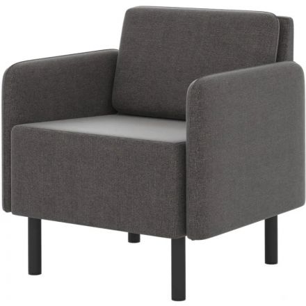 Кресло 0MX_ТF_М27 Select, ткань рогожка серый