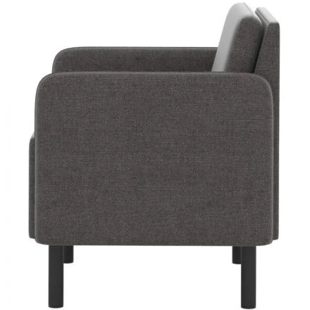 Кресло 0MX_ТF_М27 Select, ткань рогожка серый