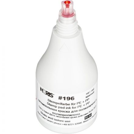 Краска штемпельная спец. 196Ск, красная. для п/п, п/э , 50мл Германия
