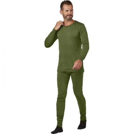 Белье нательное трикотаж зимнее цвет олива (р.48-50) р.182-188