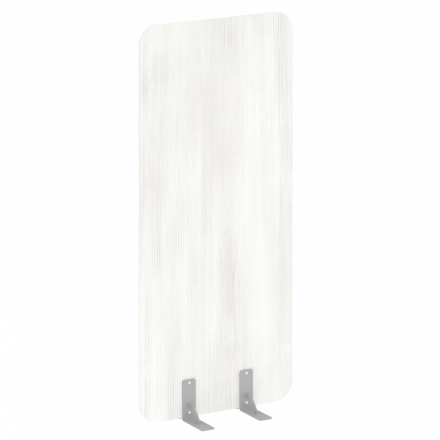 R-line Перегородки на металлических опорах на фетровых подпятниках DP.F-80-180 Снежная патина/Серый металл 800*18*1800