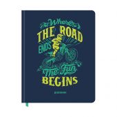 Дневник 1-11 кл. 48л. (твердый) BG "Motorbike", иск. кожа, шелкография, высокий глиттер, ляссе