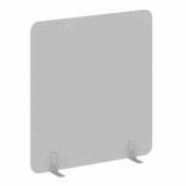 R-line Перегородки на металлических опорах на фетровых подпятниках DP.F-140-150 Серый/Серый металл 1400*18*1500