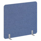 R-line soft Перегородки на металлических опорах на фетровых подпятниках AP.F-160-140 Romeo 11/Серый металл 1600*18*1400