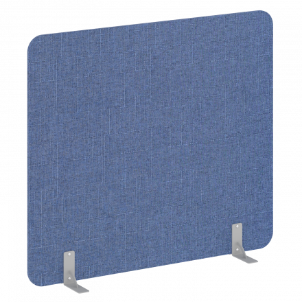 R-line soft Перегородки на металлических опорах на фетровых подпятниках AP.F-160-140 Romeo 11/Серый металл 1600*18*1400