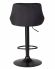 Стул барный DOBRIN LOGAN BLACK, черный велюр (MJ9-101)