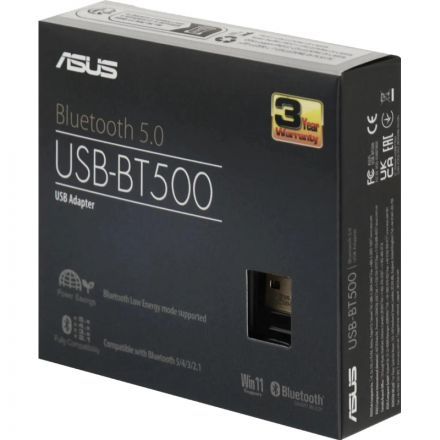 Сетевой адаптер Asus (90IG05J0-MO0R00) USB-BT500 Bluetooth 5.0 USB 2.0