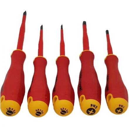Набор отверток диэлектрических SL/PH E-Slim Ergonic, 5 шт Felo 41385198