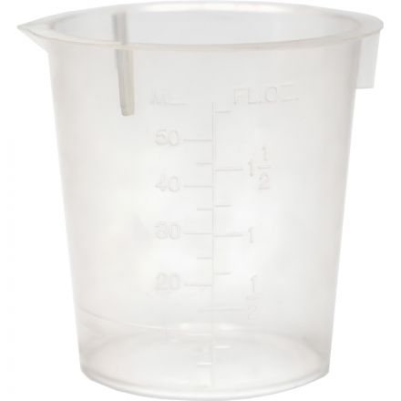 Стакан (мензурка)с носиком, градуир.п/п 50мл 11000103, 100шт/уп