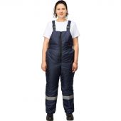 Полукомбинезон рабочий зимний женский з46-ПК синий (р.60-62) 170-176