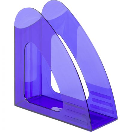 Вертикальный накопитель Attache пластиковый синий ширина 90 мм