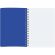 Блокнот А6,60л,гребень слева,обл.пластик,клетка, Attache Plastic, синий