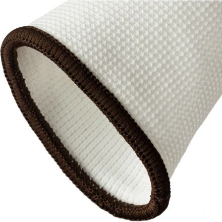 Перчатки защитные TOPFORT нейлоновые с п/у покрытием белые р.10 (XL)