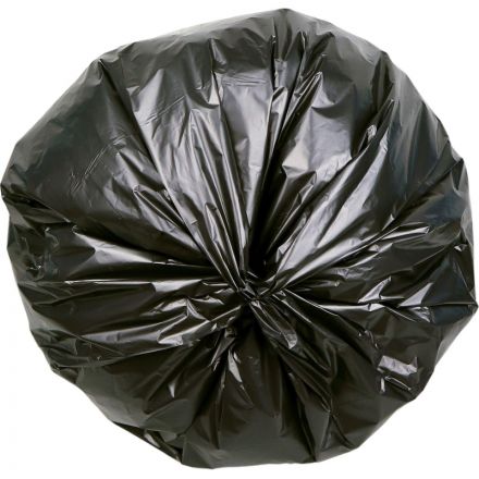 Мешки для мусора ПВД 240л, 35 мкм 10шт/рул.,черные 85х115см Элементари