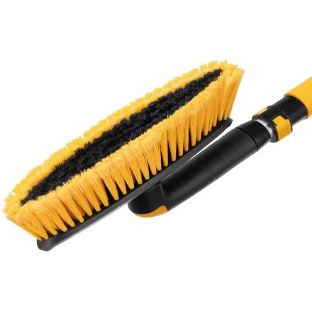 Щетка со скребком, телескоп, поворотная голова Denzel 75-112см 55326 Щетка со скребком, телескоп, поворотная голова Denzel 75-112см 55326