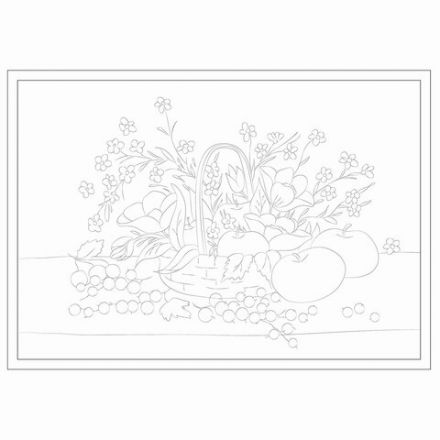 Папка для акварели С ЭСКИЗОМ, БОЛЬШАЯ А3, 10 л., 200 г/м2, 297х420 мм, BRAUBERG, 110065, 111065