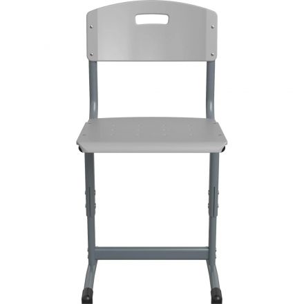 Стул ученический MET Универсал 5-7р.г. (4-6р.г) ПФ серый 7040/серый