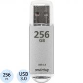 Флеш-память Smartbuy UFD 3.0/3.1 256 GB V-Cut Silver (SB256GBVC-S3)