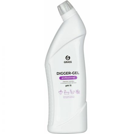 Профхим д/прочистки труб и стоков, гель Grass/Digger-Gel PROF 1л Профхим д/прочистки труб и стоков, гель Grass/Digger-Gel PROF 1л