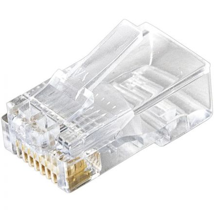 Коннектор ExeGate RJ-45 Кат.6 (8P8C) под одножильный (100шт/уп)<EX283691RUS Коннектор ExeGate RJ-45 Кат.6 (8P8C) под одножильный (100шт/уп)<EX283691RUS