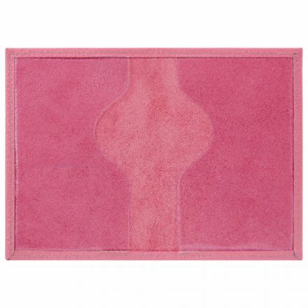 Обложка для паспорта натуральная кожа флоттер, принт "Девушка", цвет пудрово-розовый, BRAUBERG, 238868