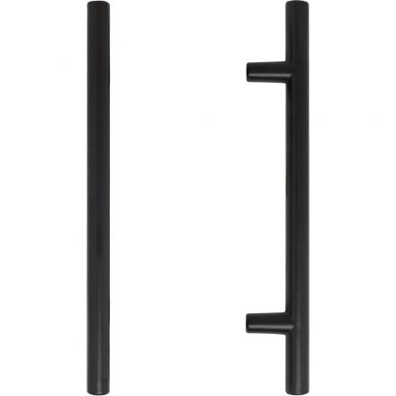 Ручка УЗК_скоба меб.StahlBuro A8925-128 (16645) BL матовый черный 2шт/уп