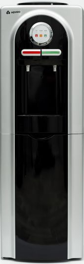 Напольный кулер для воды без нагрева и охлаждения AQVIDO BSY-205L, серебристый, черный
