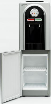 Напольный кулер для воды без нагрева и охлаждения AQVIDO BSY-205L, серебристый, черный