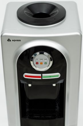 Напольный кулер для воды без нагрева и охлаждения AQVIDO BSY-205L, серебристый, черный
