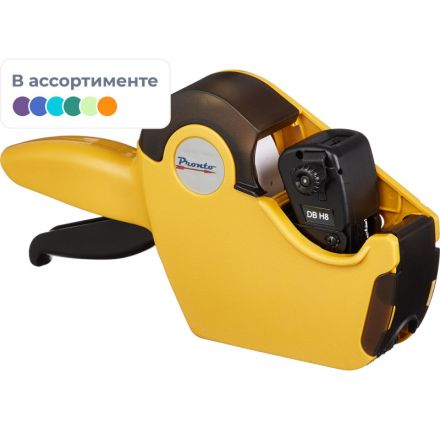 Этикет-пистолет Pronto H8 однострочный (прямоугольная лента, 8 символов, 21x12 мм)