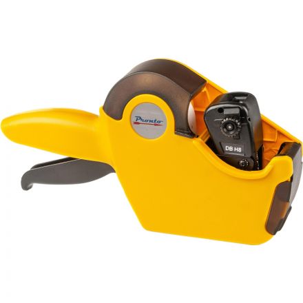 Этикет-пистолет Pronto H8 однострочный (прямоугольная лента, 8 символов, 21x12 мм)