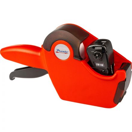 Этикет-пистолет Pronto H8 однострочный (прямоугольная лента, 8 символов, 21x12 мм)