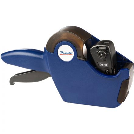 Этикет-пистолет Pronto H8 однострочный (прямоугольная лента, 8 символов, 21x12 мм)