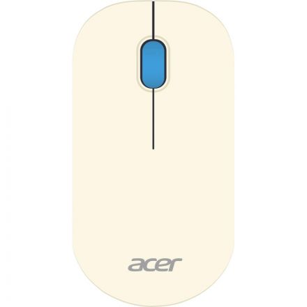 Мышь компьютерная ACER OMR205/1200dpi/беспроводная/USB/белый/голубой
