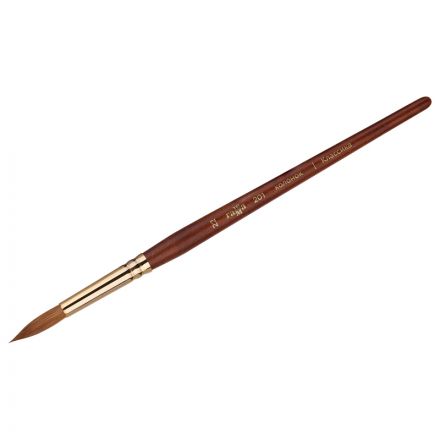 Кисть художественная колонок Гамма "Классика", круглая №22 Кисть художественная колонок Гамма "Классика", круглая №22