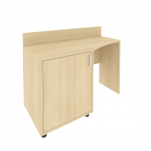 Light Стол (узкий) с тумбой и бортиком С-СТУ-120 (L) Акация 1200*550/400*750 Light Стол (узкий) с тумбой и бортиком С-СТУ-120 (L) Акация 1200*550/400*750