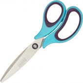 Ножницы Attache Town 170 мм с прорезиненными анатомическими ручками фиолетового/голубого цвета