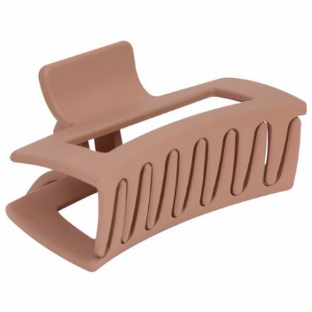 Краб для волос 8,5 см, soft-touch, коричневый, MONTE VITA (МОНТЕ ВИТА), 457001