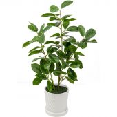 Цветок искусственный Мини дерево в керамическом горшке, Д135 Ш135 В610,Mia4