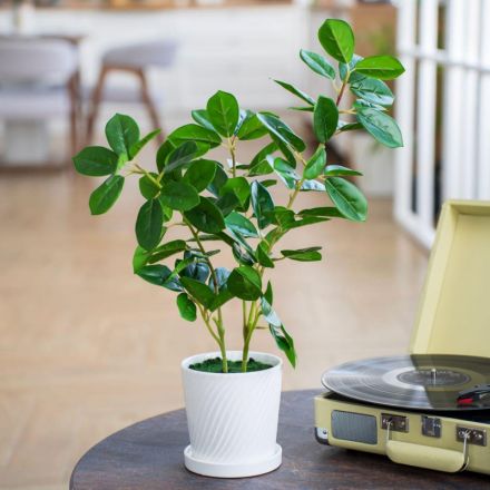 Цветок искусственный Мини дерево в керамическом горшке, Д135 Ш135 В610,Mia4