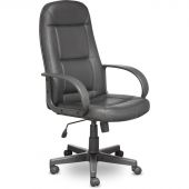 Кресло для руководителя Идра черное (искусственная кожа/пластик) Кресло для руководителя Идра черное (искусственная кожа/пластик)