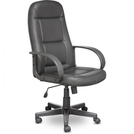 Кресло для руководителя Идра черное (искусственная кожа/пластик) Кресло для руководителя Идра черное (искусственная кожа/пластик)