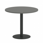 Home Office Стол круглый VR.SP-5-90.1 Металлик/Антрацит металл 900*900*750 Home Office Стол круглый VR.SP-5-90.1 Металлик/Антрацит металл 900*900*750
