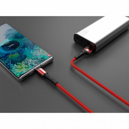 Кабель S26 USB – Type-C, 1 м, 3 А, SMARTBUY, для зарядки и передачи данных, красный, 93652, iK-3112-S26r