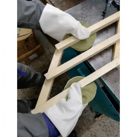 Рукавицы хб с наладонником брезентовым (пл.210гр/м2 и 400гр/м2) 50 пар/уп