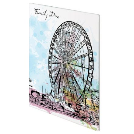 Папка-органайзер семейная для 4-х комплектов документов "Journey", А4, цветной принт, STAFF, 238338