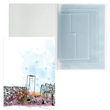 Папка-органайзер семейная для 4-х комплектов документов "Journey", А4, цветной принт, STAFF, 238338