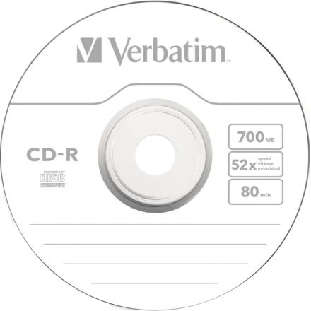 Носители информации Verbatim CD-R 700Mb 52x DL Extra Protect 50шт/уп 43787